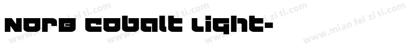 NorB Cobalt Light字体转换